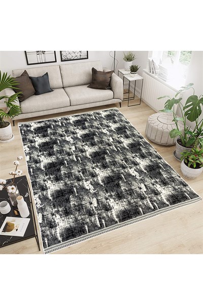 Modern Pamuklu Halı Örtüsü Savan 6m2 Dokuma 200x300 Lastiksiz