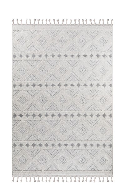 Nora Bukleli Premium Yumuşak Peluş Post Iskandinav Oturma Odası Salon Halısı 68107a Krem-Vizon