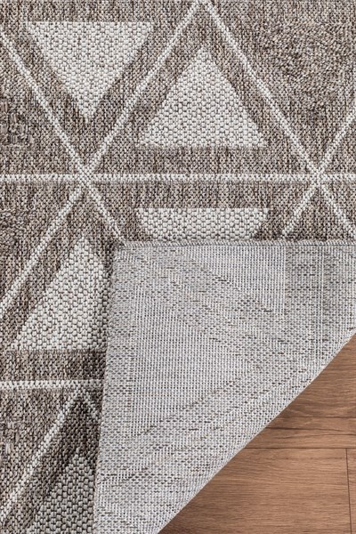 Notre Premium Kalite Kaymaz Tabanlı Doğal Yıkanabilir Kilim Oturma Odası Balkon Bahçe Mutfak Kilim