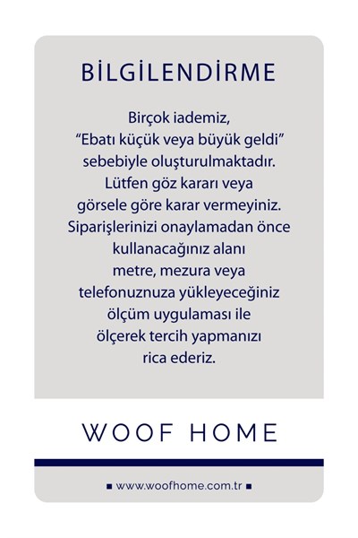 Notre Premium Kalite Kaymaz Tabanlı Doğal Yıkanabilir Kilim Oturma Odası Balkon Bahçe Mutfak Kilim