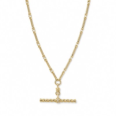 14K Özel Seri Burgu T-Bar Kolye 3315