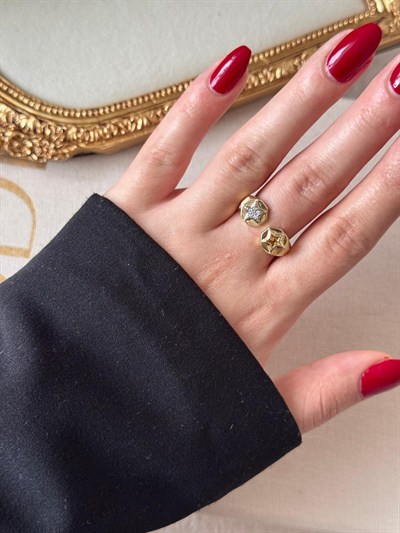 Hex Gold Yüzük 3569