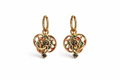 Kadın Vintage Charm Küpe 3580