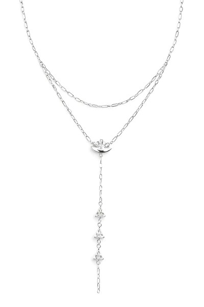 Özel Seri Lotus Silver Kolye 4422