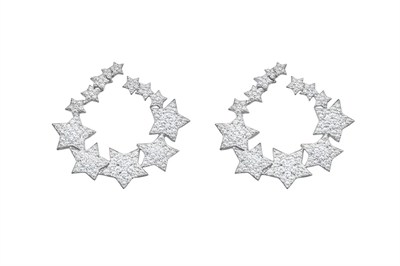 Özel Seri Nova Stars Küpe Gold 4492
