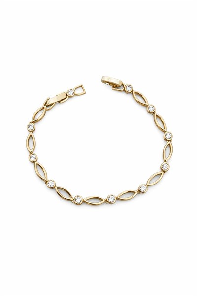 Özel Seri Taş Detaylı Oval Bileklik 4604