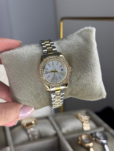 Roleta Lüx Saat Gold Silver 3836