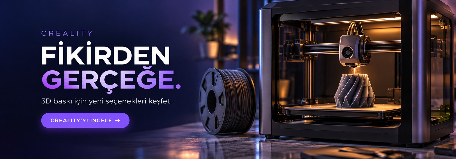 Creality 3D baskı ürünleri