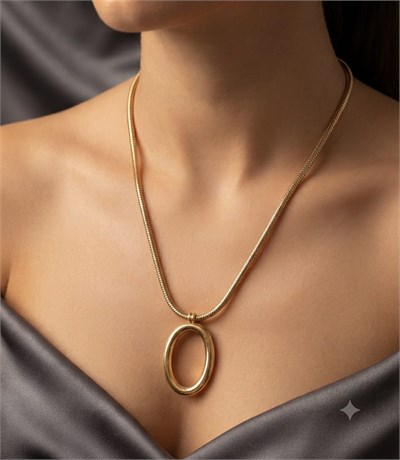 ✨ Madame Bella Kalitesi / 14K Altın Kaplama Kararmaz Çelik | Özel Tasarımıyla Şıklığınızı Tamamlayan Estetik Kadın Kolye ✨