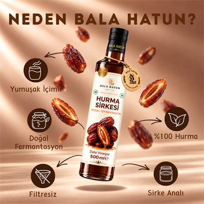 Bala Hatun Hurma Sirkesi 500ml