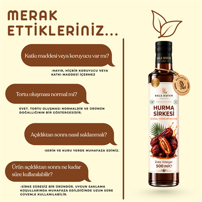 Bala Hatun Hurma Sirkesi 500ml