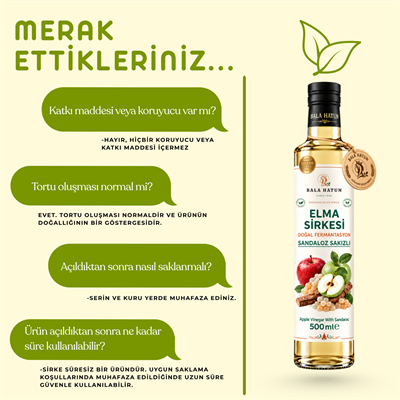Bala Hatun Sandaloz Sakızlı Elma Sirkesi 500ml