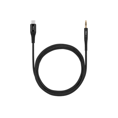 2AK03S ttec Aux - USB-C Ses Kablosu 100cm Siyah