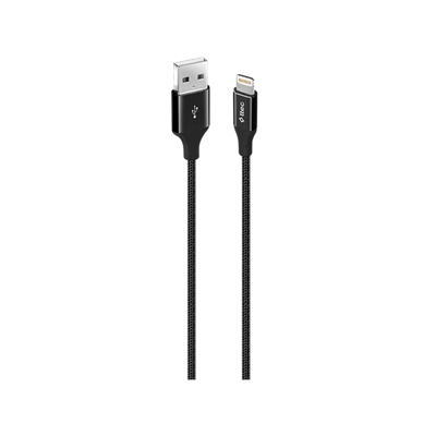 2DK16S ttec AlumiCable USB-A - Lightning Şarj Kablosu Siyah