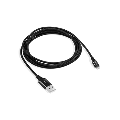 2DK16S ttec AlumiCable USB-A - Lightning Şarj Kablosu Siyah