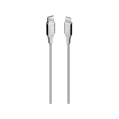 2DK41G ttec AlumiCable USB-C - Lightning Hızlı Şarj Kablosu 150cm Gümüş