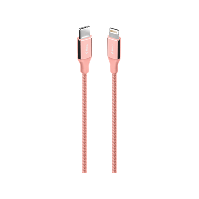 2DK41RA ttec AlumiCable USB-C - Lightning Hızlı Şarj Kablosu 150cm Roze Altın