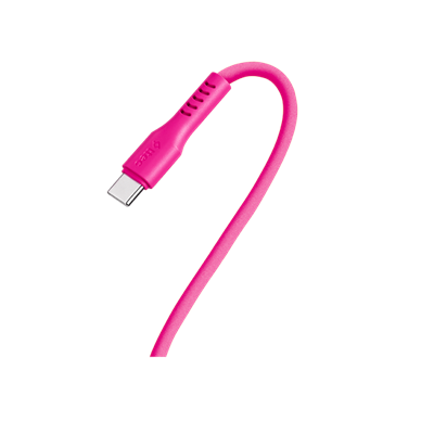 2DK59NP ttec USB-C - USB-C 120cm 60W PD/QC Hızlı Şarj/Data Kablosu Neon Pembe