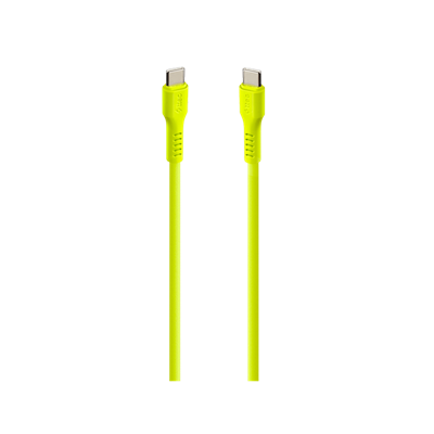 2DK59NS ttec USB-C - USB-C 120cm 60W PD/QC Hızlı Şarj/Data Kablosu Neon Sarı