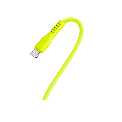 2DK59NS ttec USB-C - USB-C 120cm 60W PD/QC Hızlı Şarj/Data Kablosu Neon Sarı