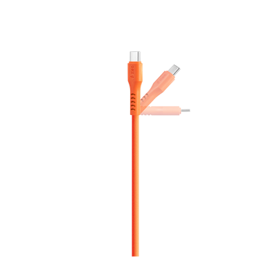 2DK59NT ttec USB-C - USB-C 120cm 60W PD/QC Hızlı Şarj/Data Kablosu Neon Turuncu