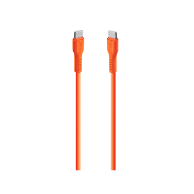 2DK59NT ttec USB-C - USB-C 120cm 60W PD/QC Hızlı Şarj/Data Kablosu Neon Turuncu