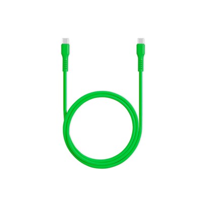 2DK59NY ttec USB-C - USB-C 120cm 60W PD/QC Hızlı Şarj/Data Kablosu Neon Yeşil
