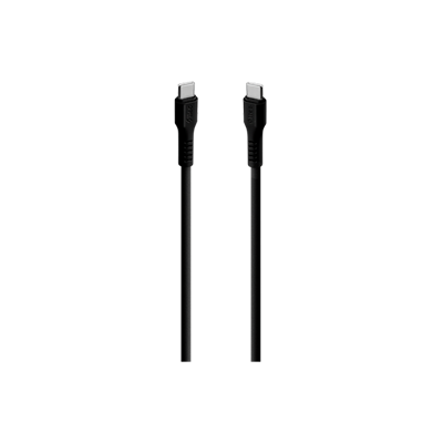 2DK59S ttec USB-C - USB-C 120cm 60W PD/QC Hızlı Şarj/Data Kablosu Siyah