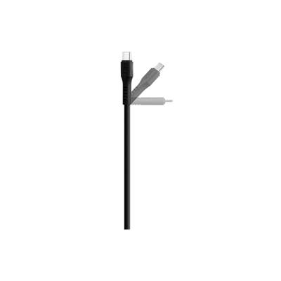 2DK59S ttec USB-C - USB-C 120cm 60W PD/QC Hızlı Şarj/Data Kablosu Siyah