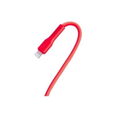 2DK60NK ttec USB-C - Lightning Hızlı Şarj Kablosu 120cm Neon Kırmızı