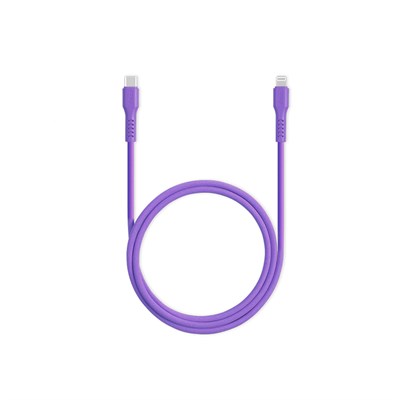 2DK60NMR ttec USB-C - Lightning Hızlı Şarj Kablosu 120cm Neon Mor