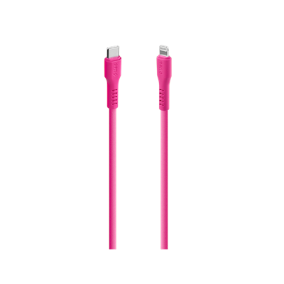 2DK60NP ttec USB-C - Lightning Hızlı Şarj Kablosu 120cm Neon Pembe