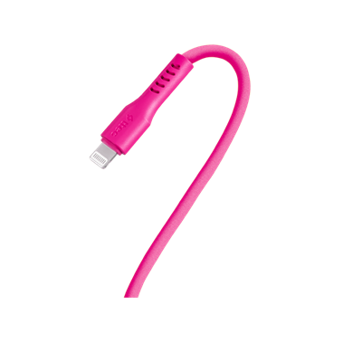 2DK60NP ttec USB-C - Lightning Hızlı Şarj Kablosu 120cm Neon Pembe