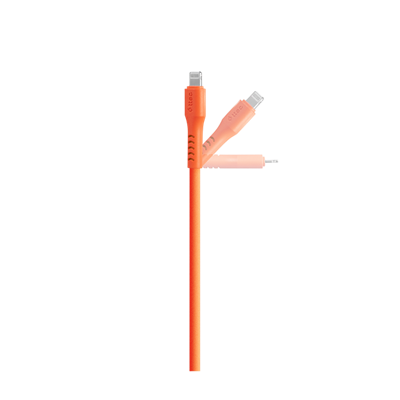 2DK60NT ttec USB-C - Lightning Hızlı Şarj Kablosu 120cm Neon Turuncu