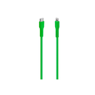 2DK60NY ttec USB-C - Lightning Hızlı Şarj Kablosu 120cm Neon Yeşil