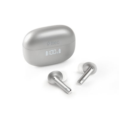 2KM159GR ttec AirBeat Pro ANC LCD Gerçek Kablosuz TWS Bluetooth Kulaklık- 2KM159 Gri
