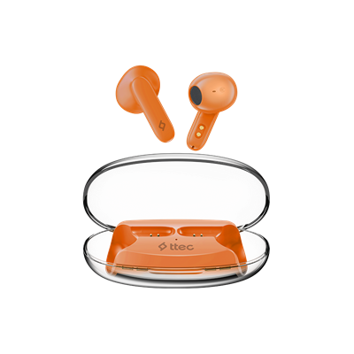 2KM170MT ttec AirBeat Glace Gerçek Kablosuz TWS Bluetooth Kulaklık- 2KM170 Mercan Turuncu