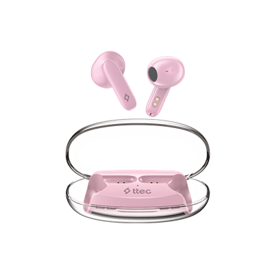 2KM170PP ttec AirBeat Glace Gerçek Kablosuz TWS Bluetooth Kulaklık- 2KM170 Pudra Pembesi