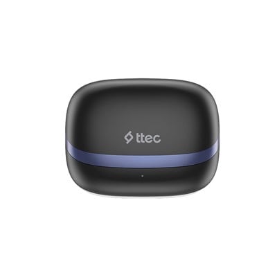 2KM182S ttec AirBeat Pro Max Elips ANC Gerçek Kablosuz TWS Bluetooth Kulaklık-2KM182 Siyah