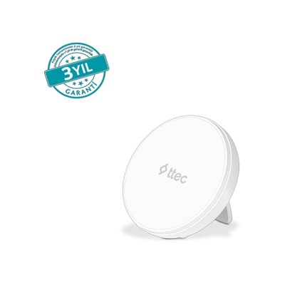 2KS29B ttec AirCharger M+ MagSafe Uyumlu Kablosuz Şarj Aleti Beyaz