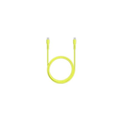 2SCG20CNS ttec SmartCharger GAN 20W PD Seyahat Hızlı Şarj Aleti + USB-C - USB-C 3A Kablo Neon Neon Sarı