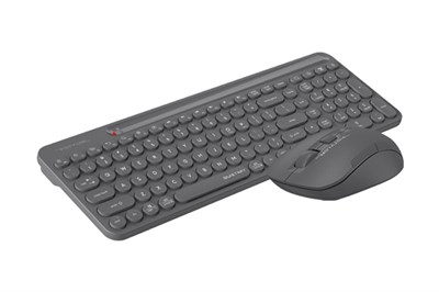A4 Tech FG3300 Air2 2.4G Gri Q Klavye Fn-Mm Klv+Optik Mouse Sessiz Kablosuz Set
