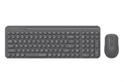 A4 Tech FG3300 Air2 2.4G Gri Q Klavye Fn-Mm Klv+Optik Mouse Sessiz Kablosuz Set