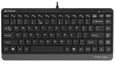A4 Tech FK11 Q Usb Kablolu Mm Mini Gri Siyah Klavye