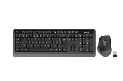 A4 Tech Fg1035 2.4G Gri Q Fn-Mm Klv+Optik Mouse Set