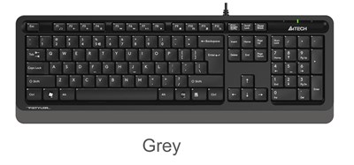 A4 Tech Fk10 Q Usb Fsytyler Gri Tr Fn-Multimedya Klavye