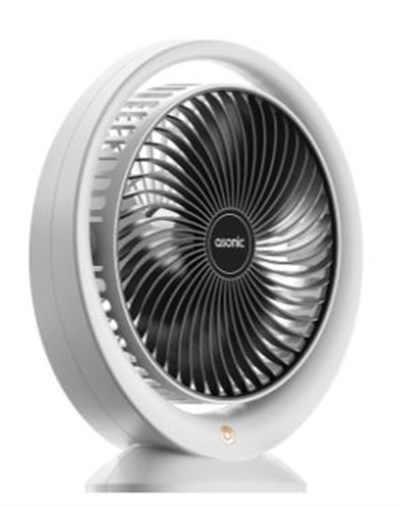 Asonic AFN25 Beyaz-Siyah Type-C Masaüstü Usb Fan