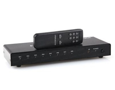 Dark DK-HD-SW8X1 Full HD 8 Giriş 1 Çıkışlı Uzaktan Kumandalı HDMI Switch (Seçici)