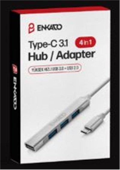 ENKADO EKD-TP50 TYPE-C USB 3,1 TO 4in1 PORT USB ADAPTÖR