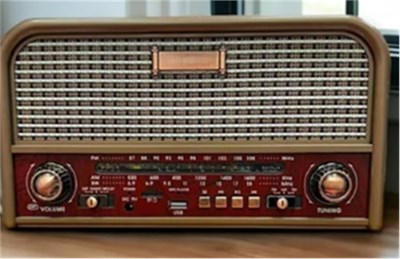 Everton RT-715  Bluetooth-USB-SD-FM Şarjlı  Nostaljik Radyo Led Fener Özellikli